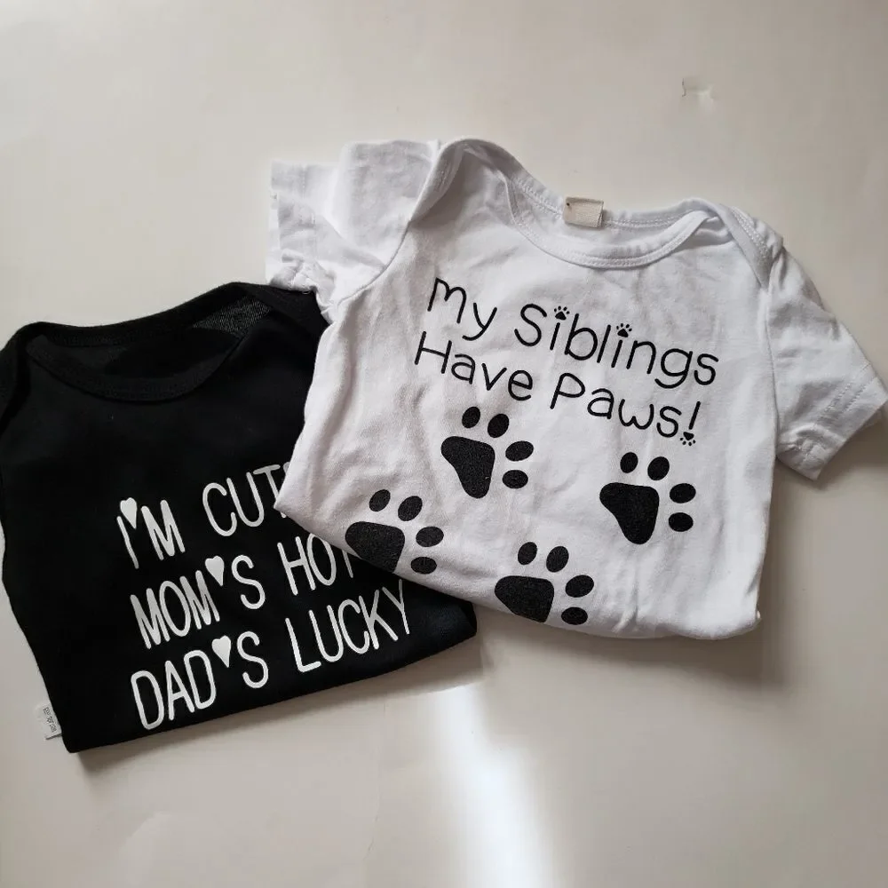 Bundle of 2 Baby Onesies